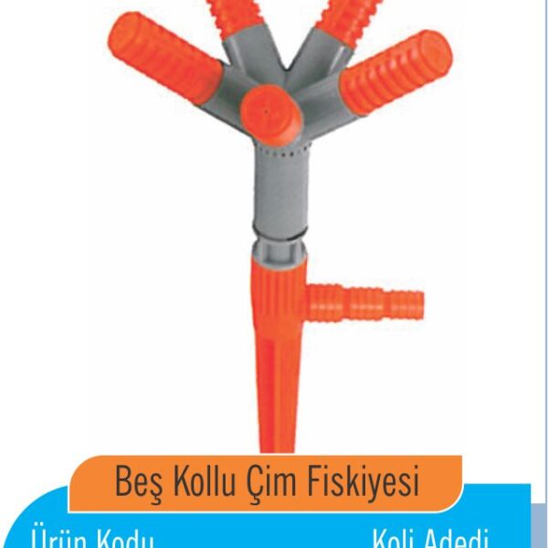 Beş Kollu Çim Fiskiyesi