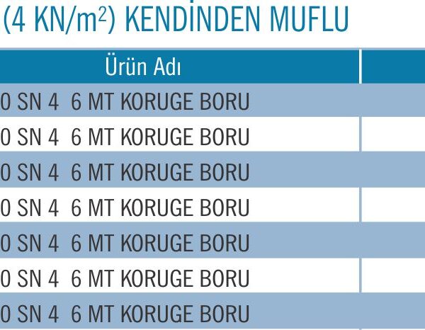SN4 KENDİNDEN MUFULU