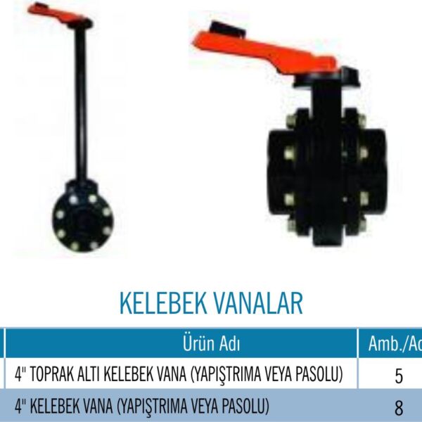 KELEBEK VANALAR
