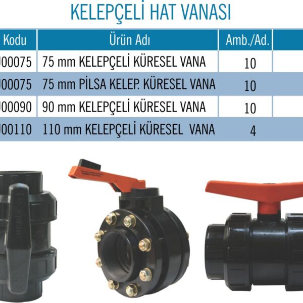 KELEPÇELİ HAT VANASI